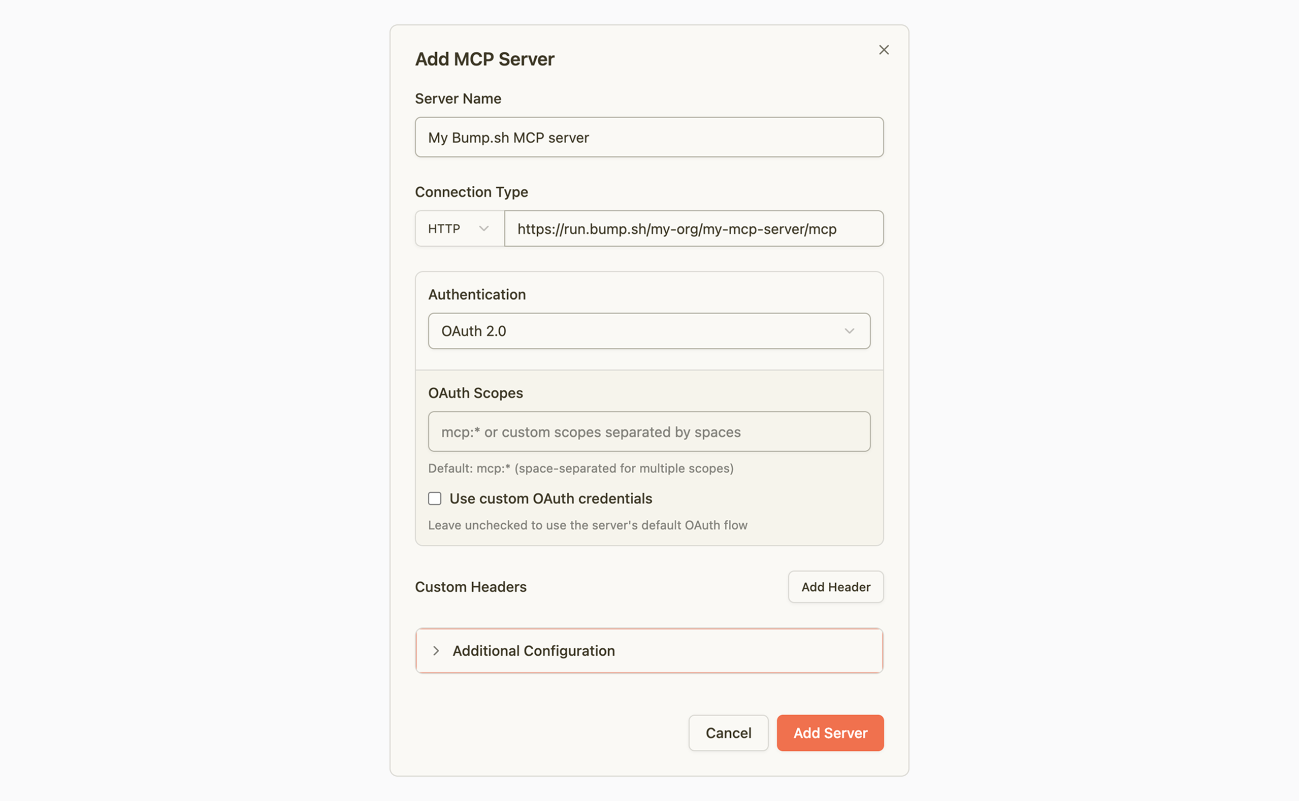 Add an MCP server to MCPJam